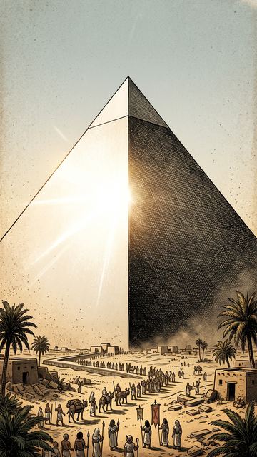 Still from the episode “The Great Pyramid wasn't built by slaves”