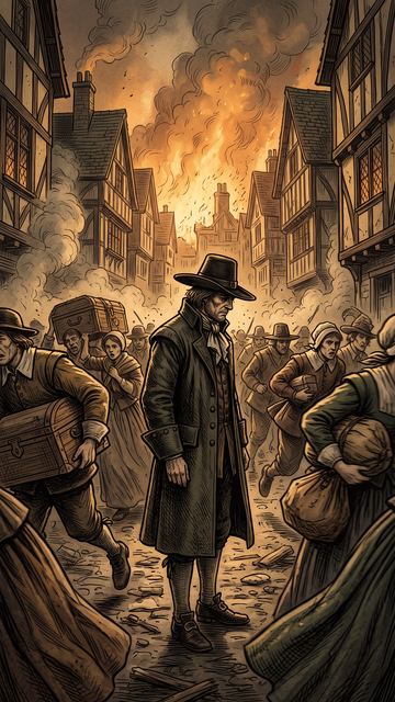 Still from the episode “The Great Fire of London and Pepys's buried cheese”